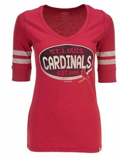 47 Brand Womens St. Louis Cardinals Flanker Stripe T Shirt   Sports Fan Shop By Lids   Men