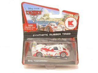 Disney Pixar Cars 2 Movie Exclusive Die Cast Shu Todoroki with Synthetic Rubber Tires 1:55 Scale: Toys & Games