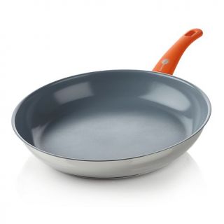 Todd English 12" Open Frypan "Touch of Color" by GreenPan™