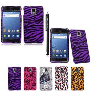 Cellularvilla (Tm) Case for Samsung Infuse 4g I997 Purple Zebra Design Hard Phone Case Cover. Free Cellularvilla Stylus Touch Pen Included.: Cell Phones & Accessories