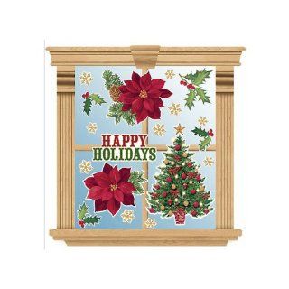 Christmas Tree Vinyl Window Decoration Party Accessory: Toys & Games
