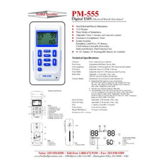 ProMed Specialties EMS Muscle Stimulator Digital Three Modes Kit