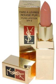 YSL Fard A Levres Rouge Pur Pure Lipstick (SPF8)   142 Honey Beige : Ysl Makeup : Beauty