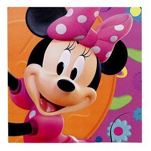 Party Supplies   Minnie Mouse Napkins (16): Toys & Games