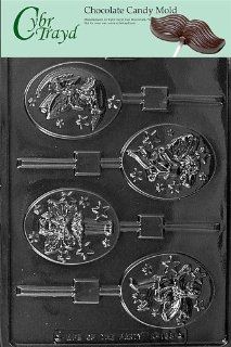 Cybrtrayd K138 Fairy Lolly Kids Chocolate Candy Mold: Kitchen & Dining
