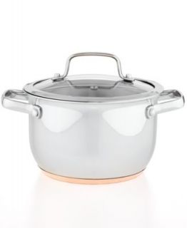 Martha Stewart Collection Copper Accent 8 Qt. Covered Stockpot   Cookware   Kitchen