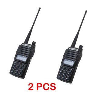 2pcs Baofeng New UV 82 VHF/UHF 137 174/400 520MHz Handheld Dual Band Two Way Radio Walkie Talkie : Frs Two Way Radios : Car Electronics