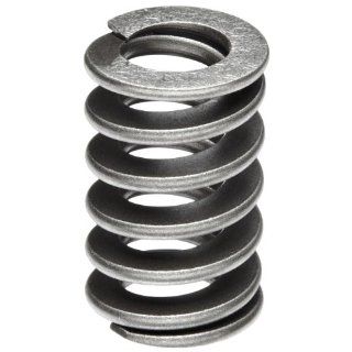 Heavy Duty Compression Spring, Chrome Silicon Steel Alloy, Inch, 1" OD, 0.100 x 0.215" Wire Size, 1.5" Free Length, 1.125" Compressed Length, 139.9lbs Load Capacity, 373lbs/in Spring Rate (Pack of 5)