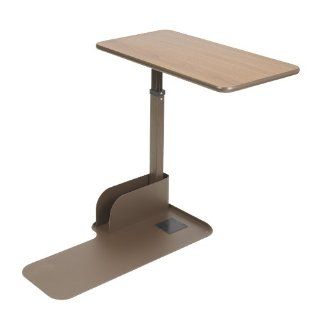 Drive Medical ln Seat Lift Chair Left Side Overbed Table, Walnut Health & Personal Care