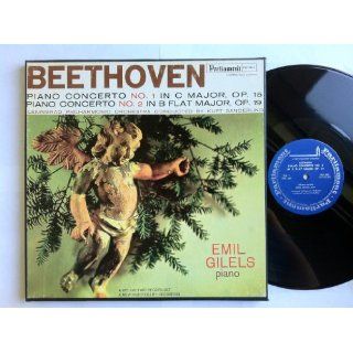 Beethoven: Piano Concerto No. 1 In C Major / OP. 15 / Piano Concerto No. 2 In B Flat Major / OP. 19 (2xLP Box Set) LP   Parliament   PLP 138 2: Leningrad Philharmonic Conducted by Kurt Sanderling; Emil Gilels   Piano: Music