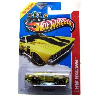 Hot Wheels 2013 Hw Racing '69 Chevelle Translucent Yellow 137/250 Toys & Games