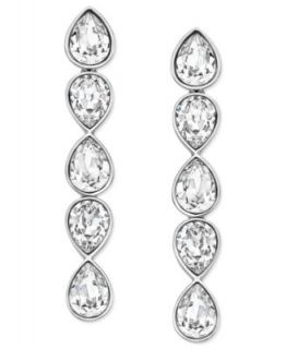 Swarovski Earrings, Rhodium Plated Crystal Drop Earrings   Fashion Jewelry   Jewelry & Watches