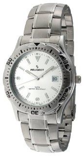 Peugeot Men's 134S Silver Tone Sport Bracelet Watch: Watches