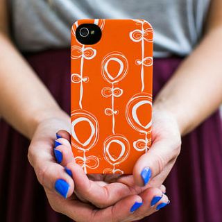 contemporary orange phone case by rachael taylor