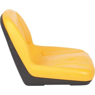 Tractor Seat — Yellow, Model# TS35-19632  Lawn Tractor   Utility Vehicle Seats