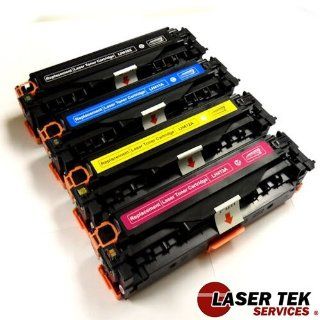 4 Pack New Compatible HP 131A Toner Cartridge for Hp Laserjet Pro 200 Color M251 M251n M276 M276nw Toner Printers CF210A Black, CF211A Cyan, CF212A Yellow, CF213A Magenta (1 Black + 1 each Color) Laser Tek Services: Electronics