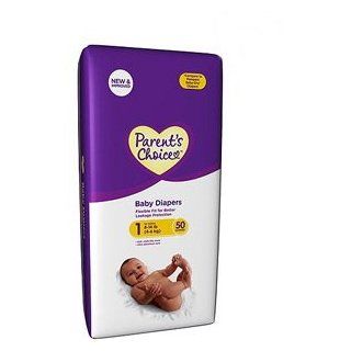 Parent's Choice   Diapers, Total of 200 Count, Size 1: Health & Personal Care