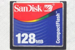 128MB Sandisk CF (Compact Flash) Card SDCFB 128 or SDCFJ 128 (CAV) Computers & Accessories