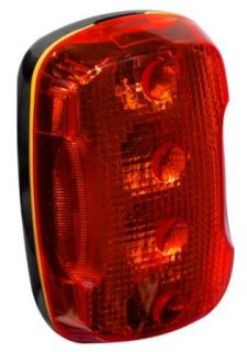 FoxFire 6001654 Personal Safety Weather Resistant Light, 4 LEDs, 2 115/128" Length x 1 51/64" Width x 1 5/32" Thick, Red: Industrial Warning Lights: Industrial & Scientific