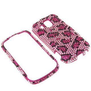Aimo Wireless SAMM930PCDI123 Bling Brilliance Premium Grade Diamond Case for Samsung Transform Ultra M930   Retail Packaging   Pink Leopard: Cell Phones & Accessories