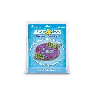 Learning Resources Abc/123 Electronic Flash Card: Toys & Games