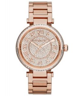 Michael Kors Womens Chronograph Parker Rose Gold Tone Stainless Steel Bracelet Watch 39mm MK5857   A Exclusive   Watches   Jewelry & Watches