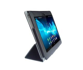 iShoppingdeals   for Sony Xperia Tablet S (SGPT121US/SGPT122US/SGPT123US) PU Leather Folio Cover Case, Black Computers & Accessories