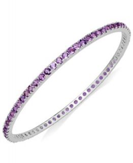 Victoria Townsend 18k Rose Gold over Sterling Silver Amethyst Bangle Bracelet (6 3/8 ct. t.w. 7 1/10 ct. t.w.)   Bracelets   Jewelry & Watches