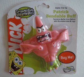 Spongebob Squarepants Patrick Star Buff Bendable: Toys & Games