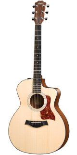 Taylor Guitars 114ce, Grand Auditorium, Solid Sitka Spruce Top, Sapele Back/Sides, Cutaway, ES T: Musical Instruments