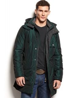Armani Jeans Hooded Zip Front Coat   Coats & Jackets   Men