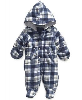 First Impressions Baby Snowsuit, Baby Boys Plaid Coverall   Kids