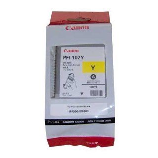 Canon 0898B001 (PFI 102) Ink, 130 mL, Yellow: Office Products