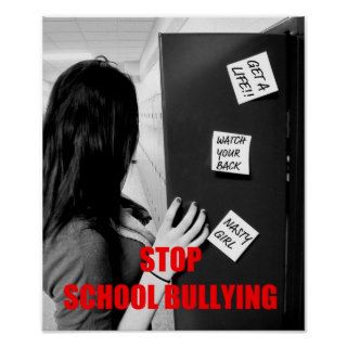 Stop School Bullying (Clean) Poster