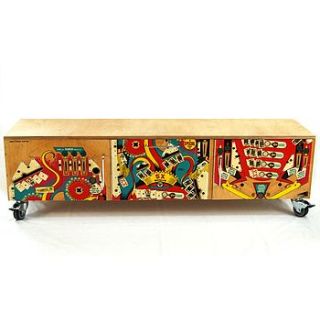 pinball storage sideboard bench by something or other