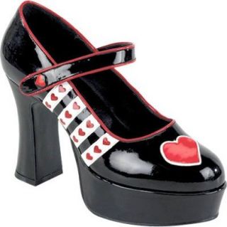 Sexy Adult Women's Queen of Hearts Heels (Size 6): Pumps Shoes: Shoes