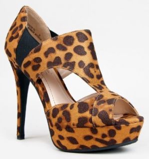 Anne Michelle ASSASIN 75 High Heel Stiletto Cut Out Peep Toe Sandal: Shoes