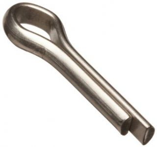 18 8 Stainless Steel Cotter Pin, Plain Finish, 3/64" Diameter, 1/4" Length (Pack of 100): Industrial & Scientific