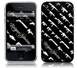 MusicSkins  MS RS30001 Screen protector iPhone 2G/3G/3GS Rogue Status   Guns Black Cell Phones & Accessories