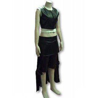Japanese Anime Final Fantasy VII Cosplay Costume   Tifa Lockhart Leatherette Outfit: Adult Sized Costumes: Clothing