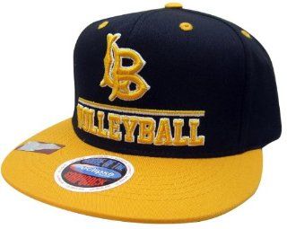 NCAA Long Beach State 49ers Volleyball Snapback Hat, Black/Gold : Sports Fan Baseball Caps : Sports & Outdoors