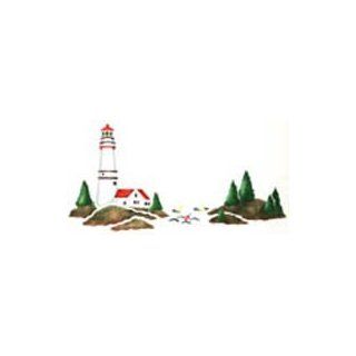 Lighthouse Border Stencil   Stencil only   adhesive backed 6 mil vinyl: Industrial & Scientific