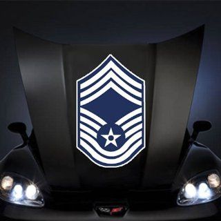 Air Force USAF Chief Master Sergeant (E9) 20" Huge Decal Sticker: Automotive