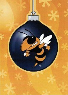 Georgia Tech Buzz Christmas Cards & Envelopes 12 Pack : Greeting Cards : Office Products