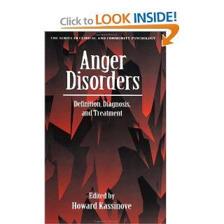 Anger Disorders: Definition, Diagnosis, And Treatment (Series in Clinical and Community Psychology): 9781560323525: Medicine & Health Science Books @