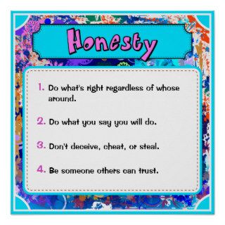 Character Traits Posters, Honesty   2 of 6