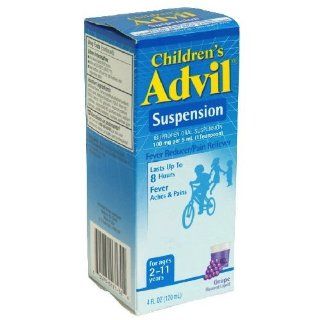 Advil Children's Oral Suspension Grape Flavored 4 oz.: Health & Personal Care