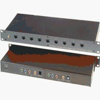 1 Input 9 Output Component Video & Digital Audio CAT5 Distribution Amplifier (sender ): Electronics