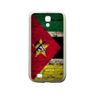 Mozambique Brick Wall Flag Samsung Galaxy S4 White Silcone Case   Provides Great Protection: Cell Phones & Accessories