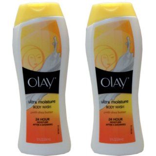 Olay Body Wash with Shea Butter, Body Ultra Moisture, 12 Ounce (2 Pack) : Body Lotions : Beauty